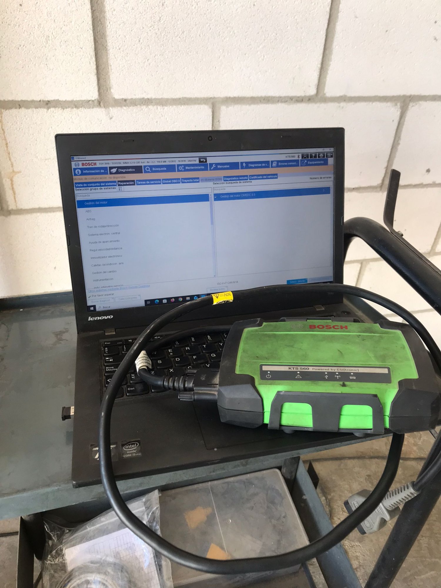 Equipo de diagnóstico Bosch KTS 560